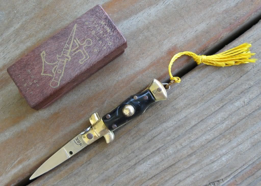 Miniature Italian Picklock Stiletto aka Mini Switchblade TalkBlade